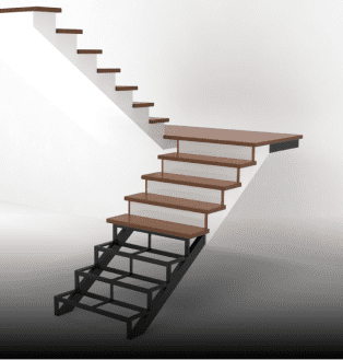 калькулятор лестницы на металлокаркасе